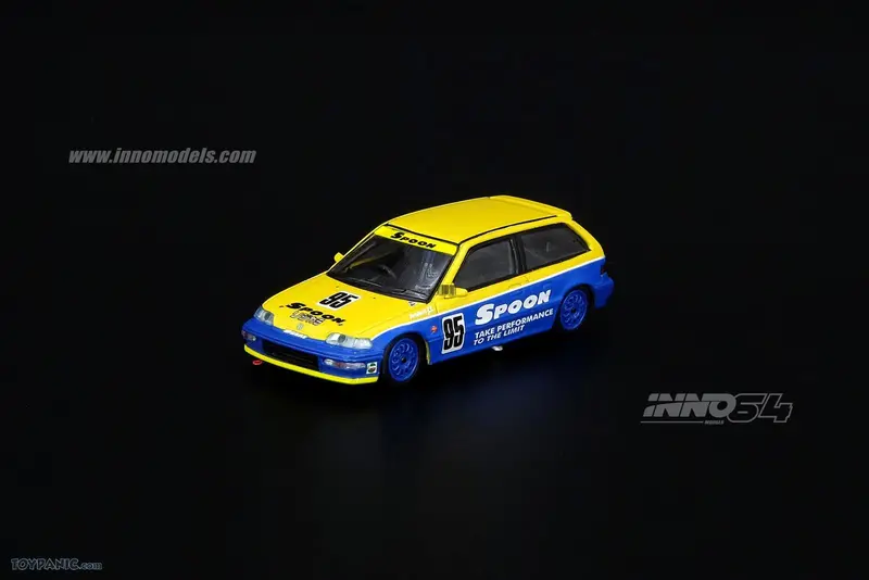 Inno Models 1:64 Honda Civic Ef9 #95 Tuned By Spoon Sports 1