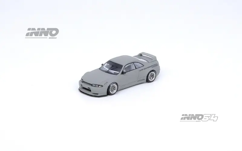 Inno64 1/64 Nissan Skyline Gt-R (R33) "Pandem / Rocket Bunny" In Cement Matte Gray 1