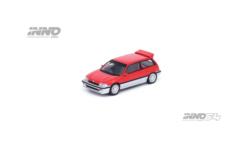 Inno64 1:64 Honda Civic Si Ea-T In Red / Silver 1