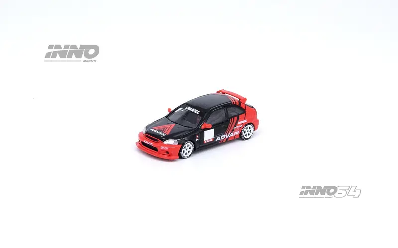 Inno64 1:64 Honda Civic Type-R (Ek9) In "Advan" Livery 1