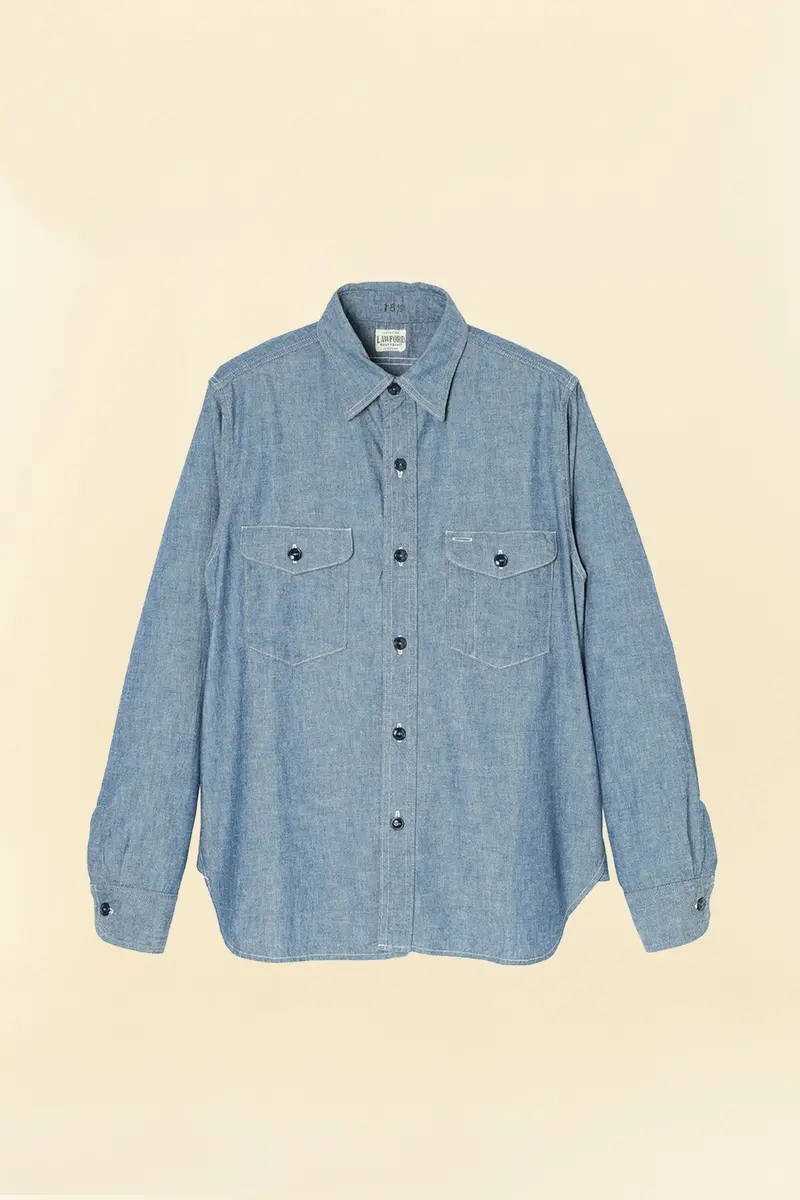 Lawford Lot.312 Work Chambray Shirt 1