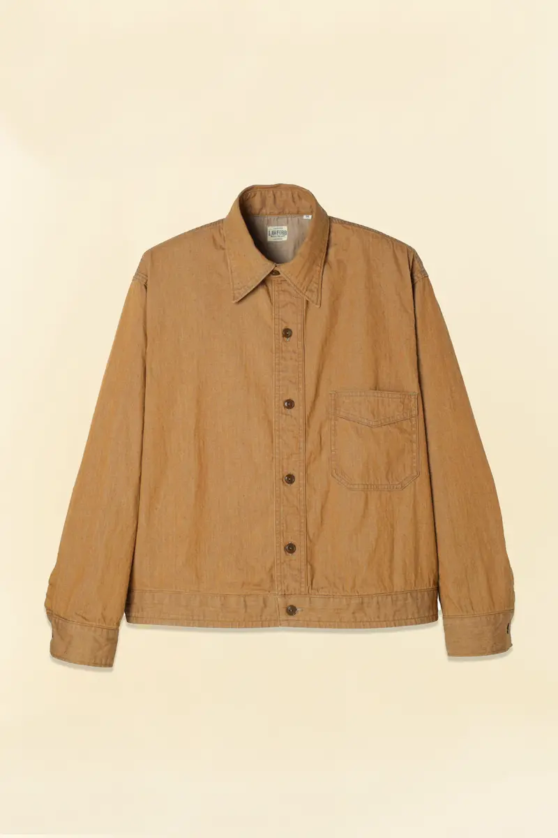 Lawford Lot.753 Waistband Over Shirt - Industrial Brown 1