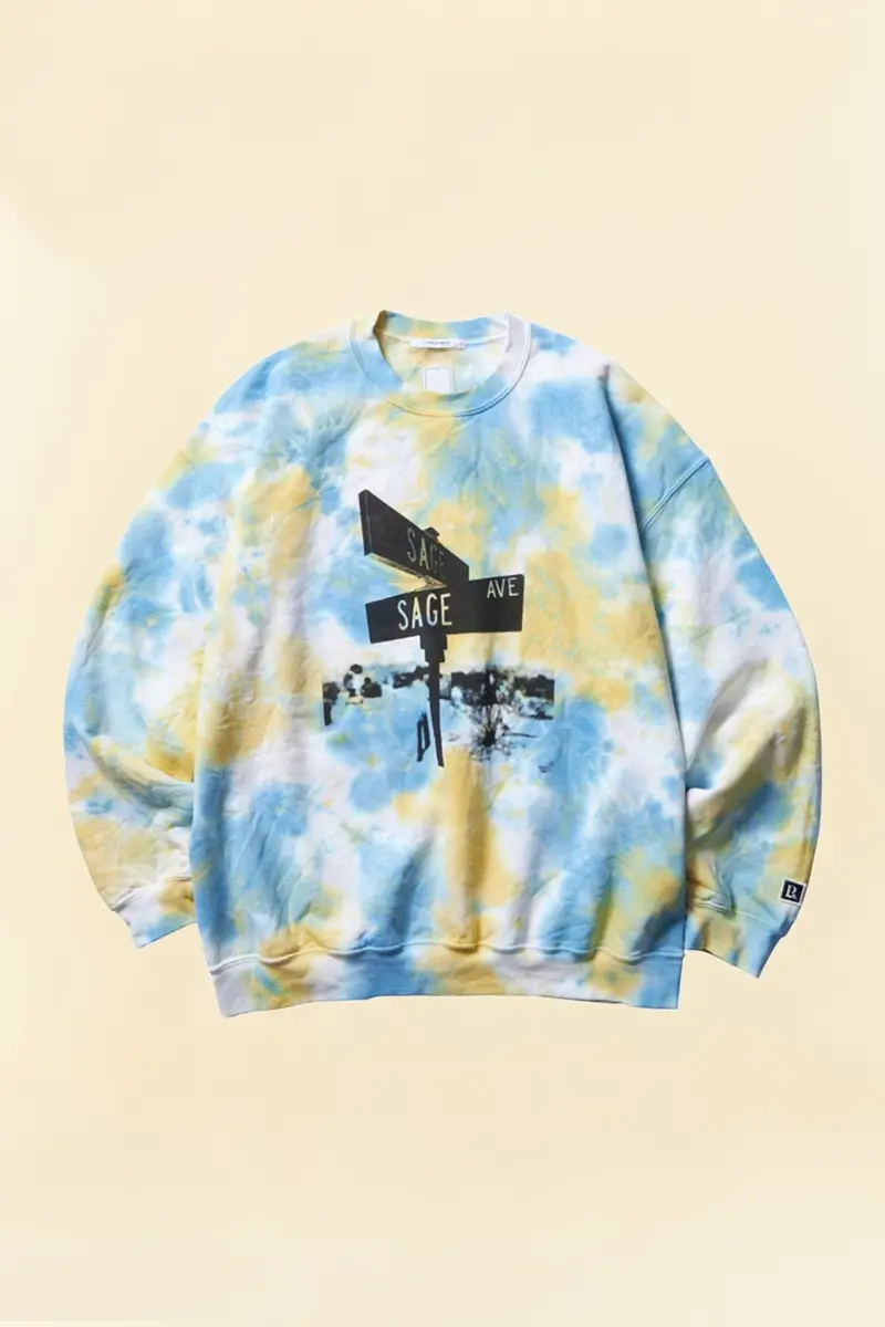 Liberaiders Tiedye Crewneck - Yellow 1