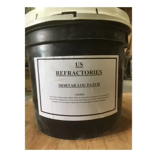 Lou Patch / Loupatch Plastic Refractory Mortar 50 Pounds Wet 1