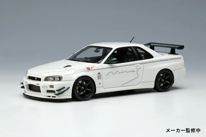 Make Up Co., Ltd / Eidolon 1:43 Nissan Skyline Gt-R (Bnr34) Mine's V-Spec N1 2021 (Rays Wheel) 1