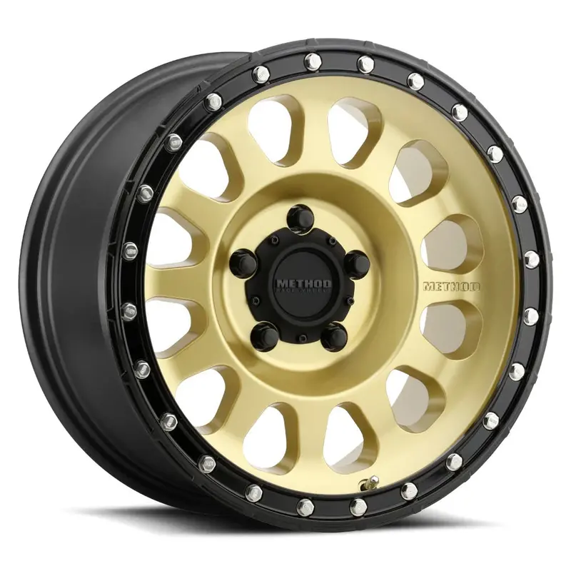 Method Race Wheels メソッド ホイール 315 | Gold - Black Lip 1