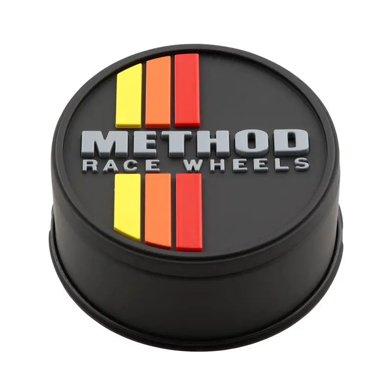 Method Race Wheels メソッド ホイール Center Cap センターキャップ クラシックストライプ プッシュスルー Black 1