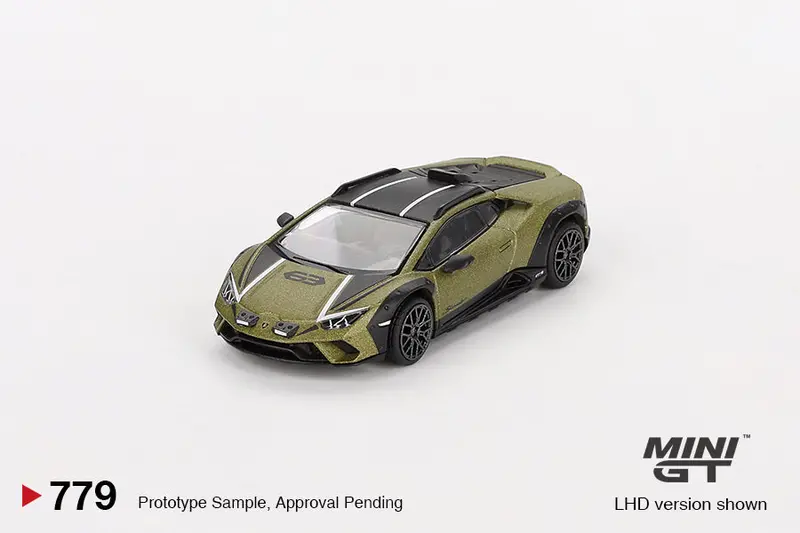 Mini Gt 1:64 Lamborghini Huracán Sterrato In Verde Gea Matt 1