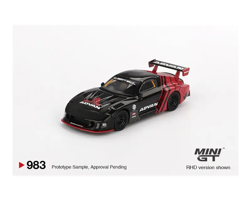 Mini Gt 1:64 Mazda Rx-7 Lb-Super Silhouette Advan Edition 1
