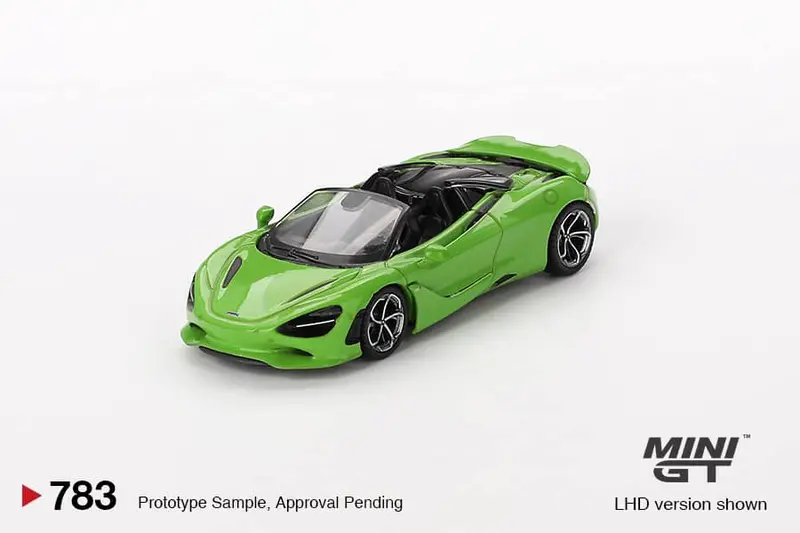 Mini Gt 1:64 Mclaren 750S Spider In Mantis Green 1