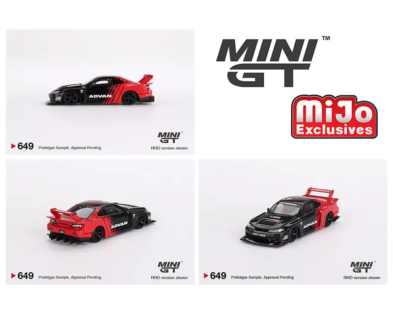 Mini Gt 1:64 Nissan Silvia (S15) Lb-Super Silhouette "Advan" Edition 1