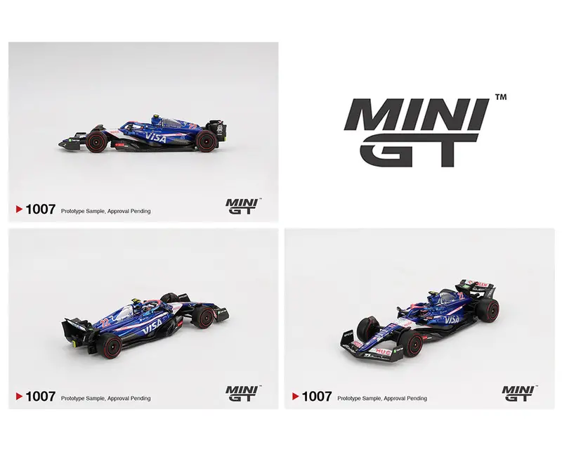 Mini Gt 1:64 Rb Vcarb 01 #22 Yuki Tsunoda 2024 F1 2024 Bahrain Gp 1