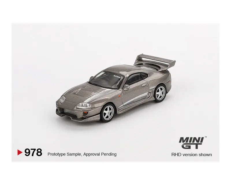 Mini Gt 1:64 Toyota Supra Veilside Combat V-Ii In Combat Grey 1