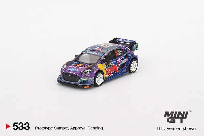 Minigt 1:64 Ford Puma Rally1 #19 M-Sport Ford Wrt 2022 Rally Montecarlo Winner Lhd 1
