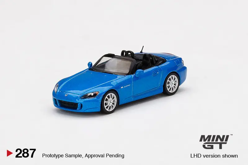 Minigt 1:64 Honda S2000 In Laguna Blue Pearl 1