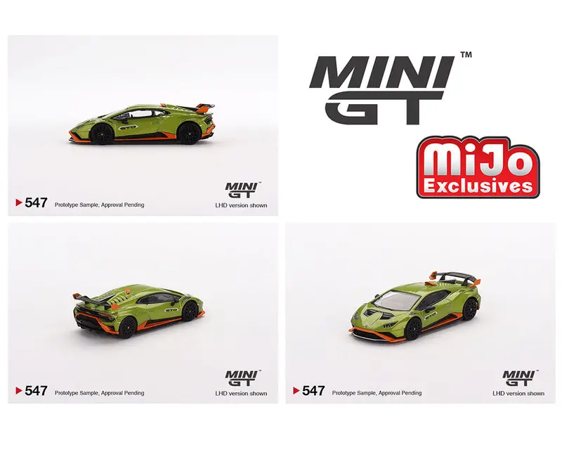Minigt 1:64 Lamborghini Huracán Sto In Verde Citrea 1