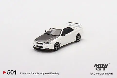 Minigt 1:64 Nissan Skyline Gt-R (R34) V-Spec Ii N1 In White 1