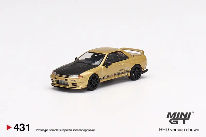 Minigt 1:64 Nissan Skyline Gt-R Top-Secret Vr32 In Gold 1