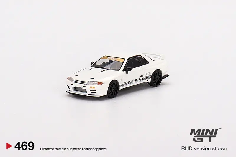 Minigt 1:64 Nissan Skyline Gt-R Top-Secret Vr32 In White 1