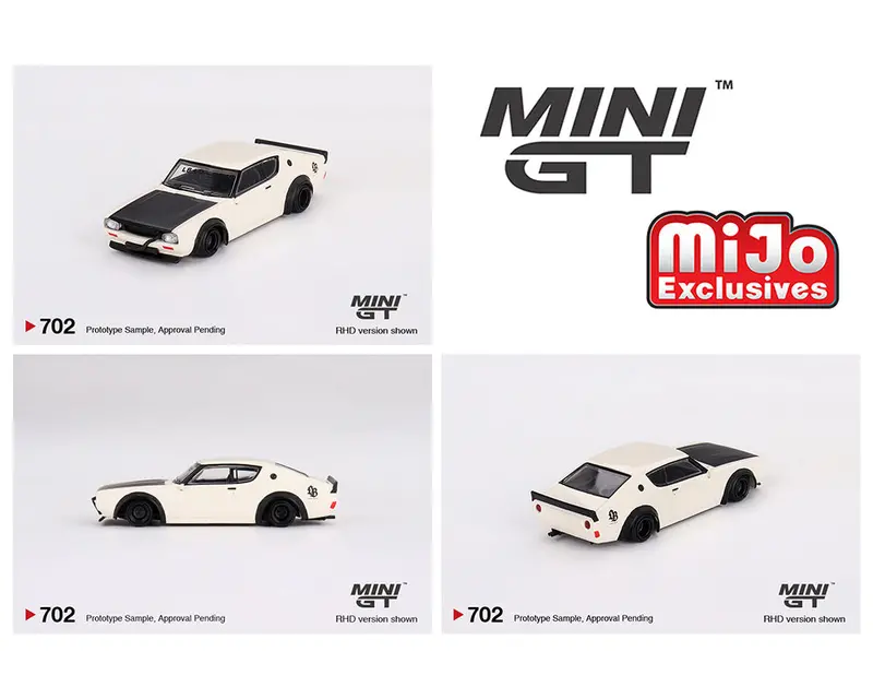 Minigt 1:64 Nissan Skyline Kenmeri Liberty Walk Lbwk In White 1