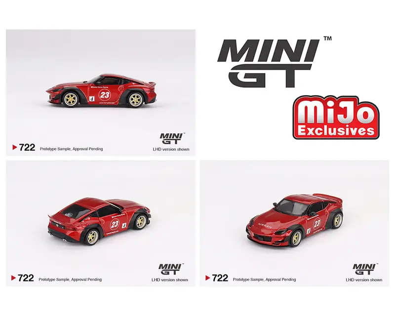 Minigt 1:64 Nissan Z Pandem In Passion Red 1
