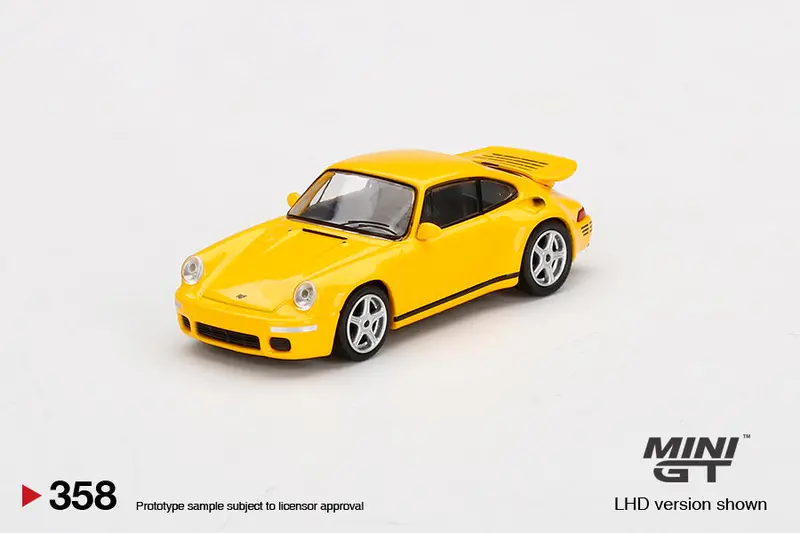 Minigt 1:64 Porsche Ruf Ctr Anniversary Blossom Yellow 1