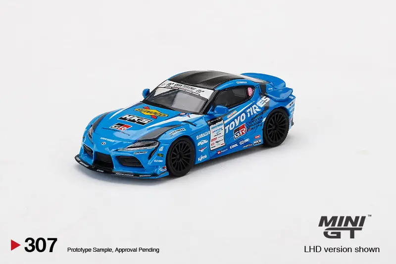 Minigt 1:64 Toyota Gr Supra Hks #77 Fat Five Racing 2020 D1 Grand Prix 1
