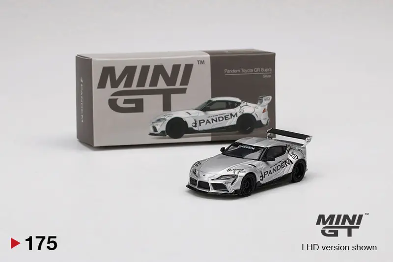 Minigt 1:64 Toyota Supra (Gr) Pandem V1.0 Silver 1