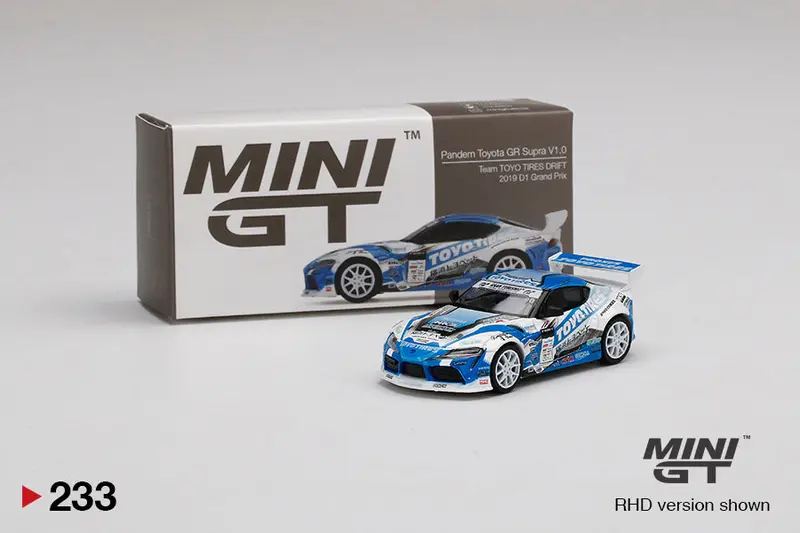 Minigt 1:64 Toyota Supra (Gr) V1.0 Team Toyo Tires Drift 2019 D1 Grand Prix 1