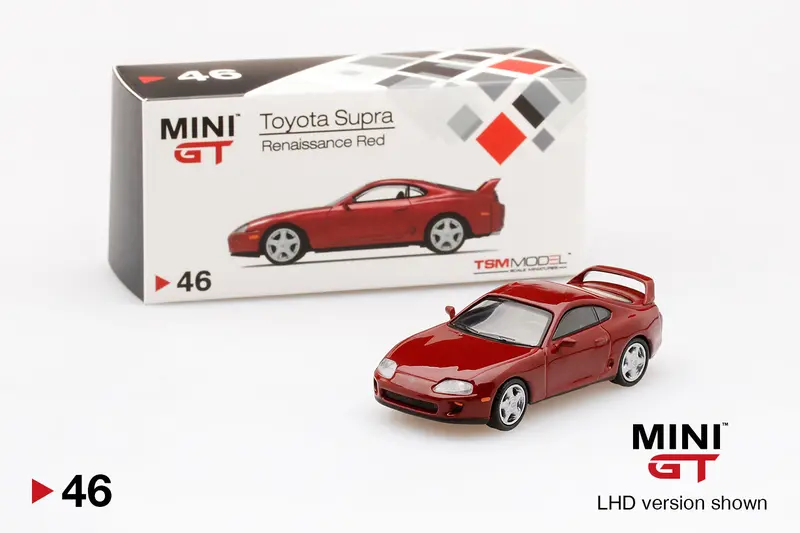Minigt 1:64 Toyota Supra (Jza80) Renaissance Red 1