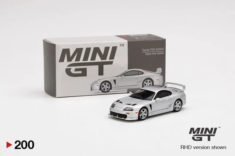 Minigt 1:64 Toyota Supra Trd 3000Gt In Silver 1