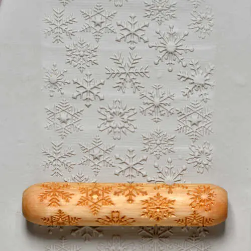 Mkm Bhr 033 Big Hand Roller - Snowflakes 1