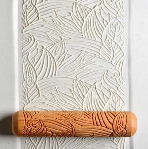 Mkm Bhr 093 Big Hand Roller - Jungle Foliage 1