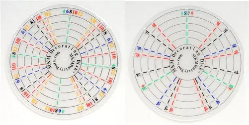 Mkm Decorating Disk 4" (Set Of 2) 1