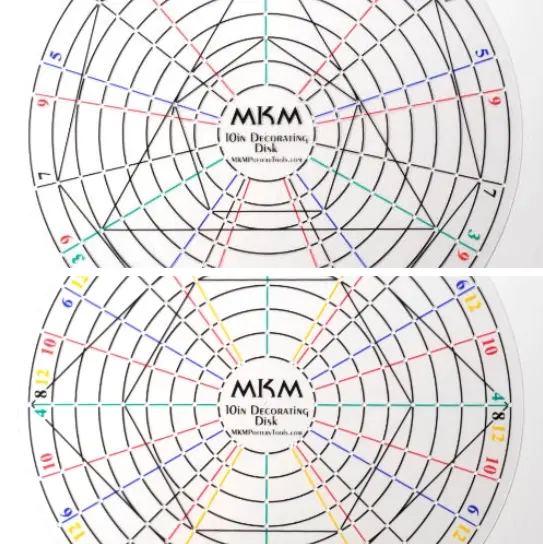 Mkm Decorating Disks - 10 Inch (Set Of 2) 1
