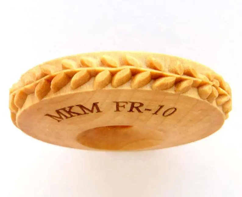Mkm Fr 010 Finger Roller - Vine With Leaves And Flowers 1