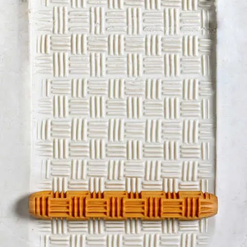 Mkm Hr 019 Hand Roller - Basket Weave 1 1