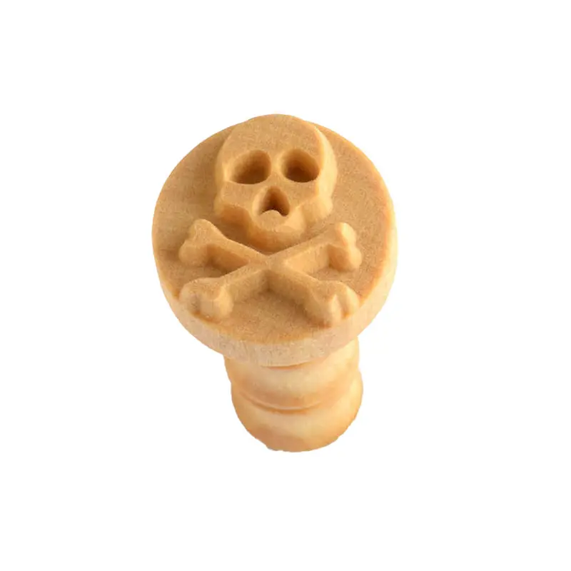 Mkm Scm 105 Medium Round Stamp - Skull And Crossbones 1