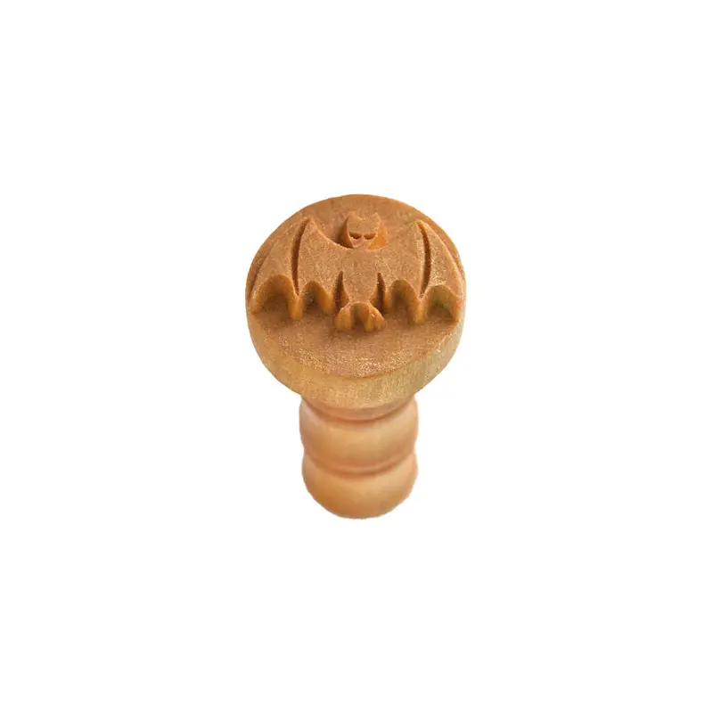 Mkm Scm 166 Medium Round Stamp - Bat 1