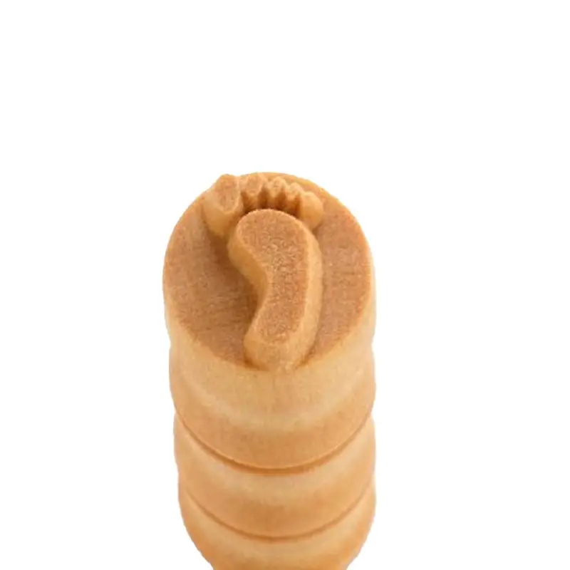 Mkm Scs 212 Small Round Stamp - Left Footprint 1