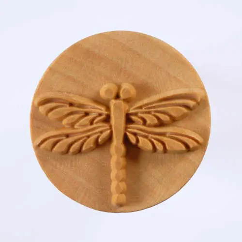 Mkm Scxl 017 Extra Large Round Stamp - Dragonfly 1