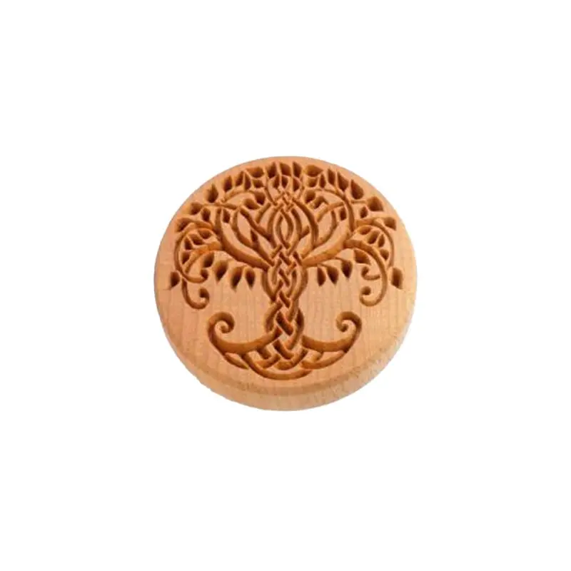 Mkm Scxl 056 Extra Large Round Stamp - Celtic Tree 1