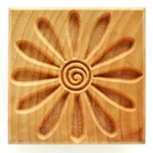 Mkm Ssl 025 Large Square Stamp - Daisy 1