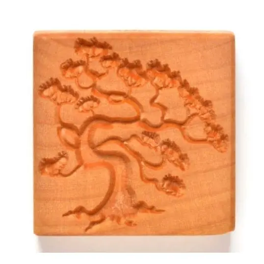 Mkm Ssl 054 Large Square Stamp - Pine Bonsai 1