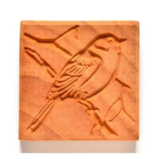 Mkm Ssl 078 Large Square Stamp - Chickadee 1