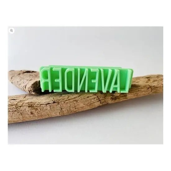 Moonmoon Ceramics Letter Stamp: Lavender 1
