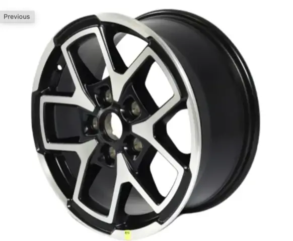 Mopar 純正 2024 Jeep ホイール | マシーンド/ブラックポケット (Jl/Jt専用) 1