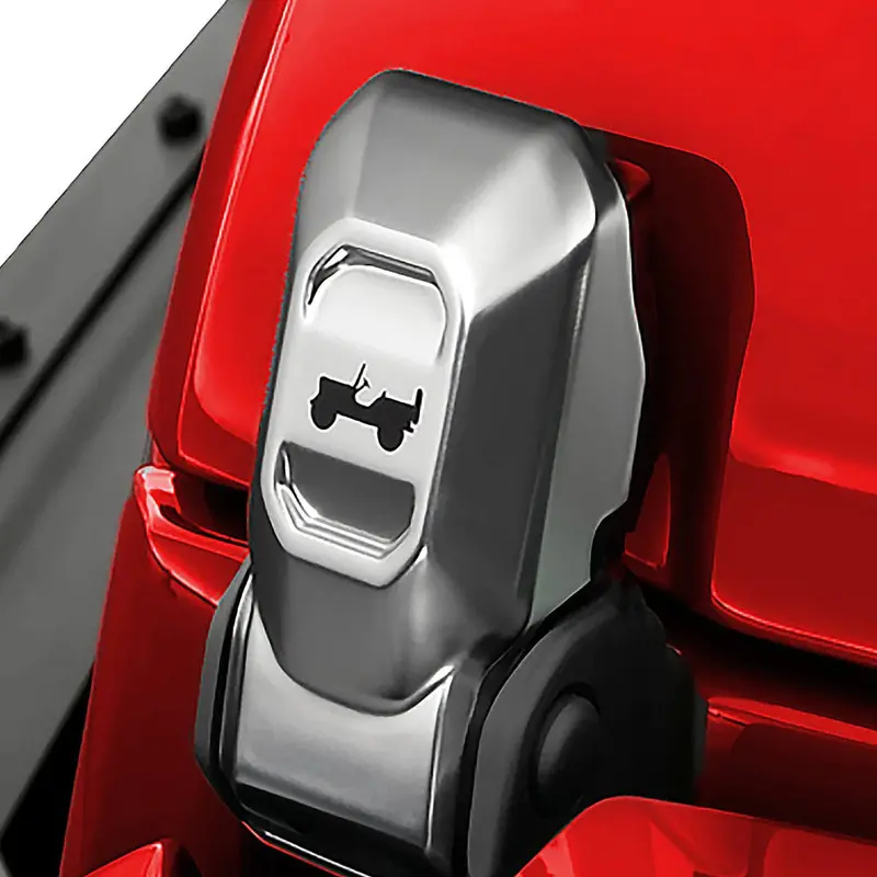 Mopar Jeep純正 シルバー ボンネット フードラッチ (Jl/Jt共通) 1