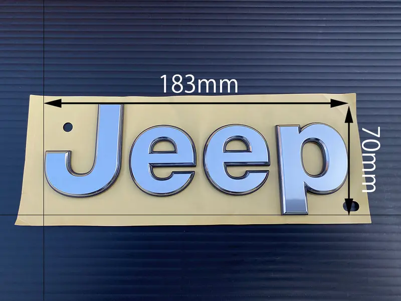 Mopar Jeep純正 フェンダー ネームプレート エンブレム (Jl/Jt) 1