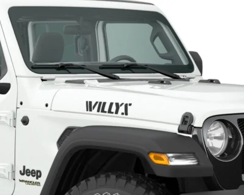 Mopar Willys ボンネットフードデカール (Jl/Jt) 1